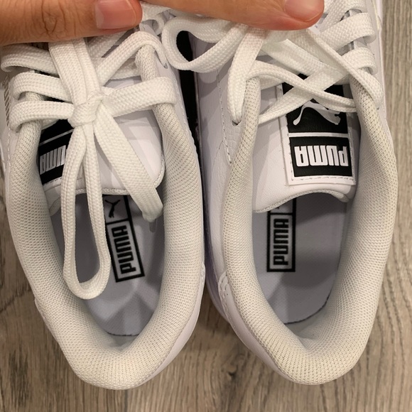 New💗🆕Puma Cali star iris Jr Sneaker - White Junior size 5.5 - Picture 7 of 10